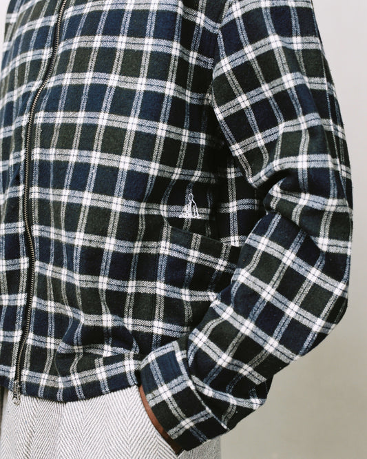 harty overshirt - midnight/moss