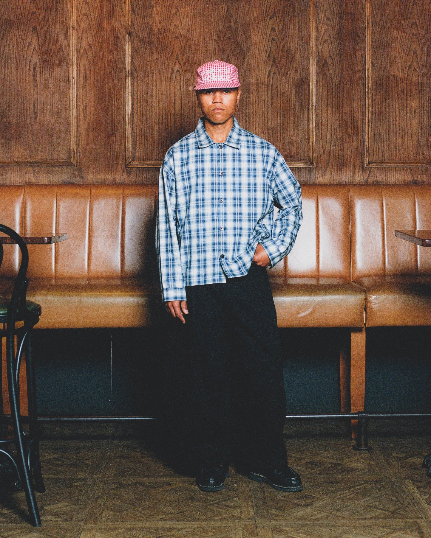 samuel shirt - midnight/ivory