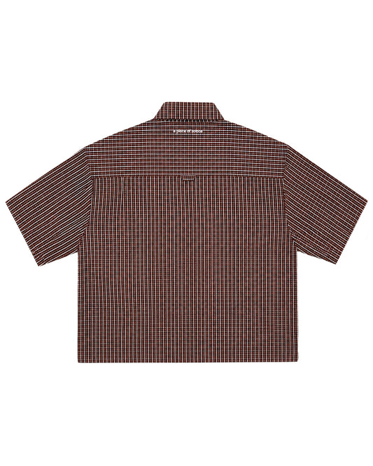 roe shirt - cocoa/ivory
