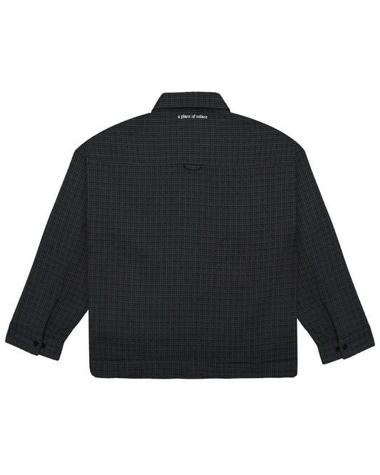 trafford jacket - smoke/black