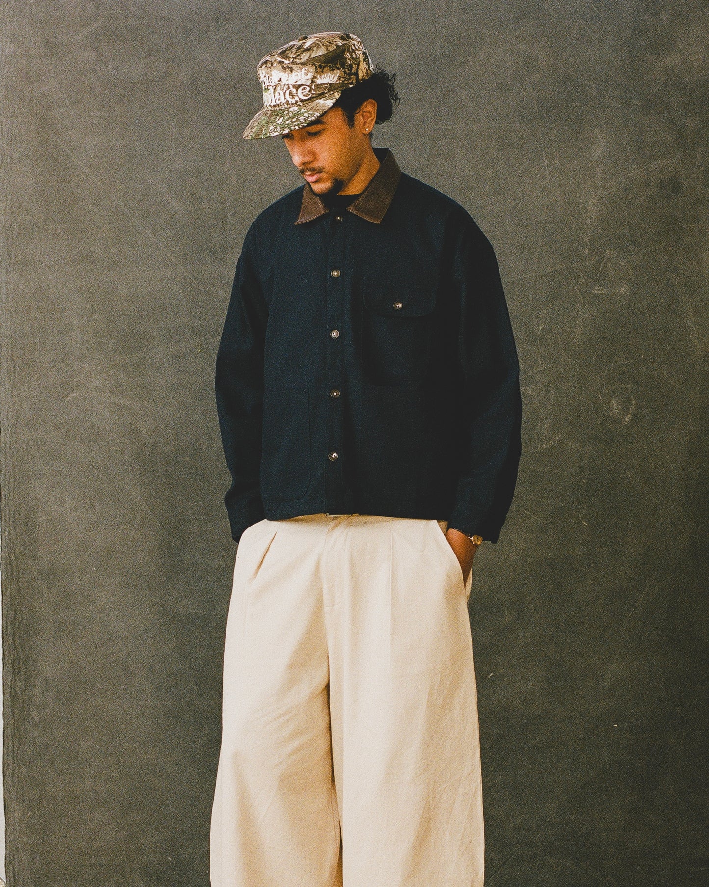 clayton jacket - midnight/cocoa