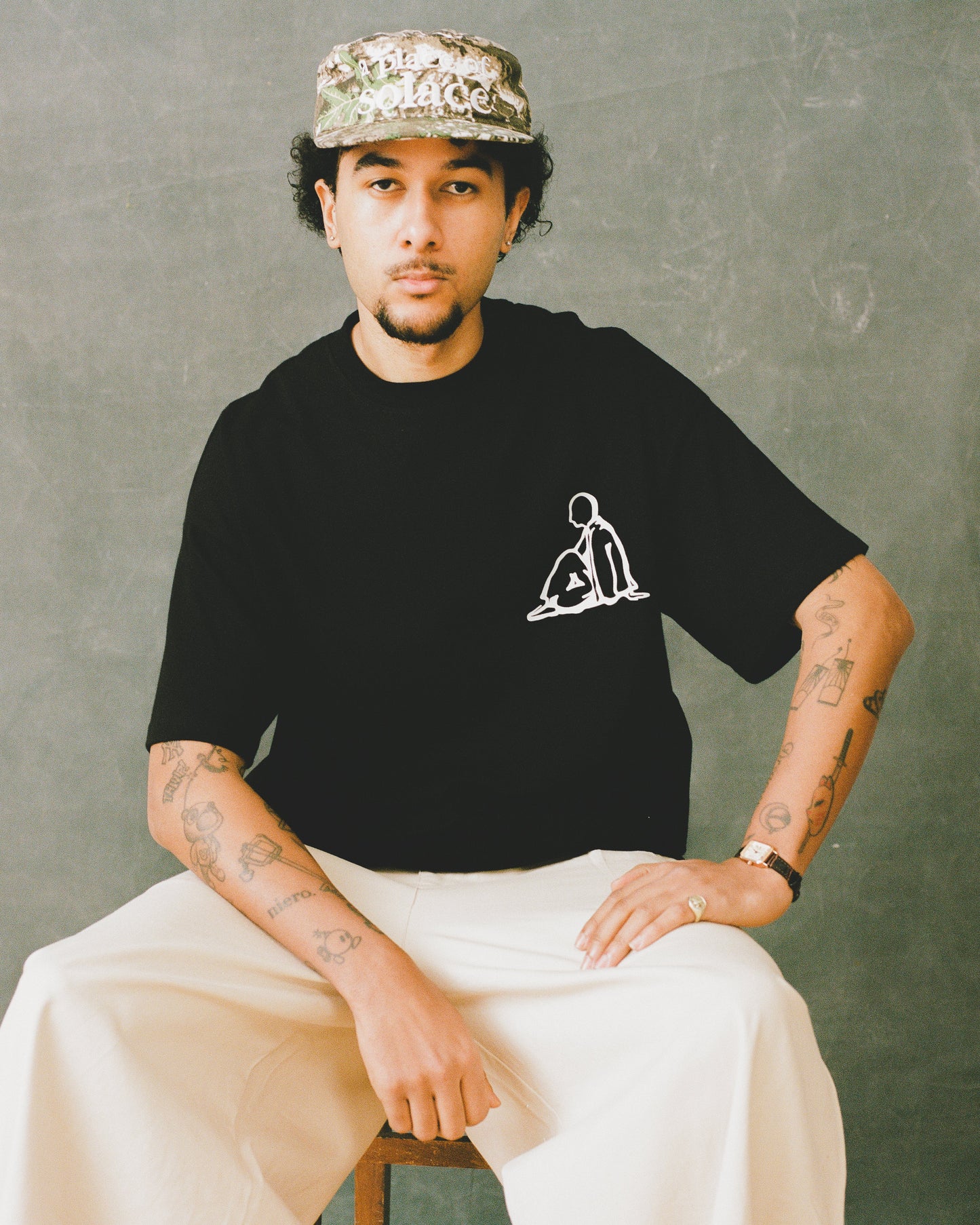 type tee - black/ivory