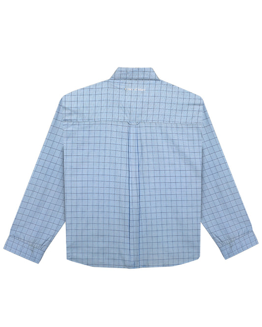 grafton shirt - sky/ivory