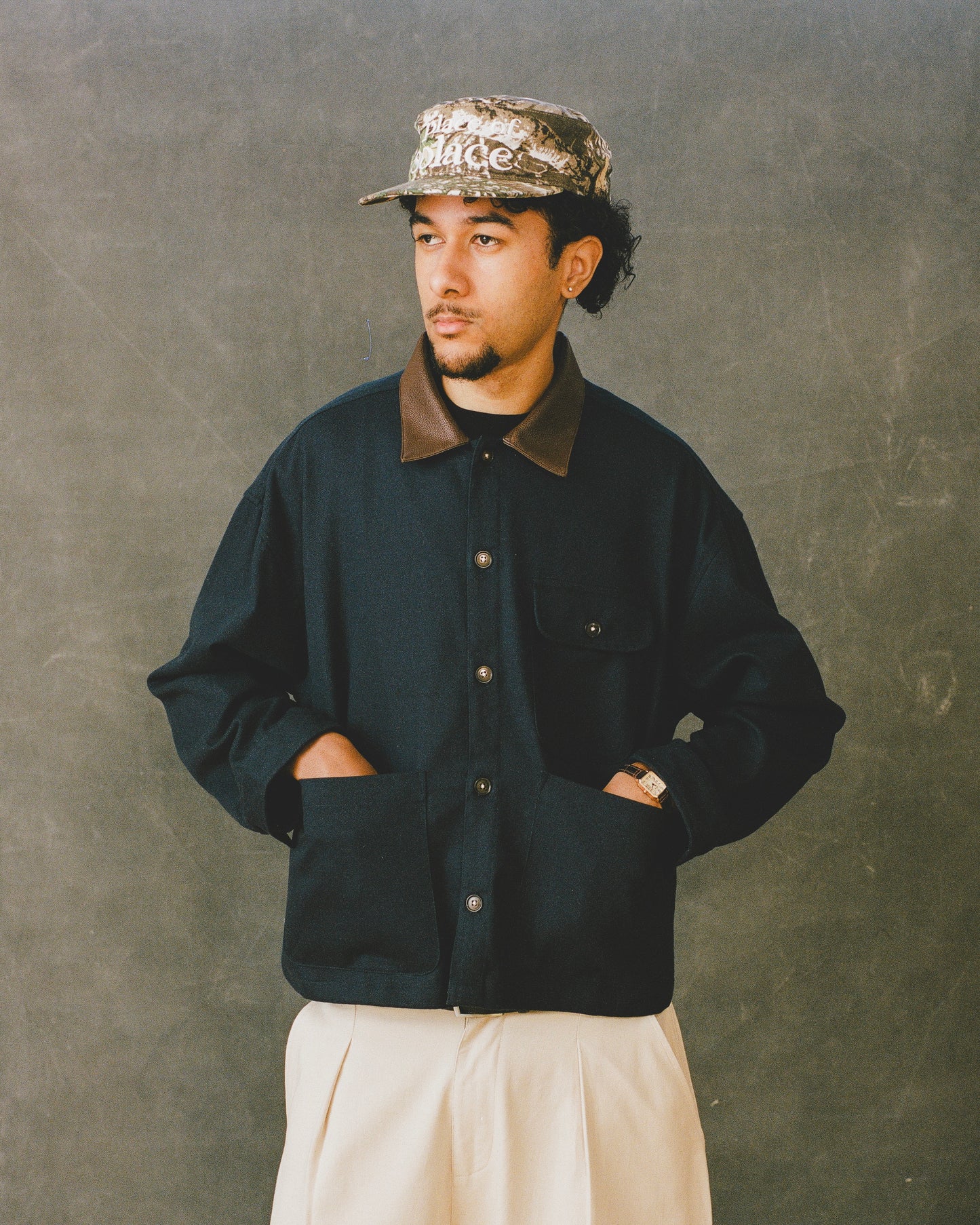 clayton jacket - midnight/cocoa