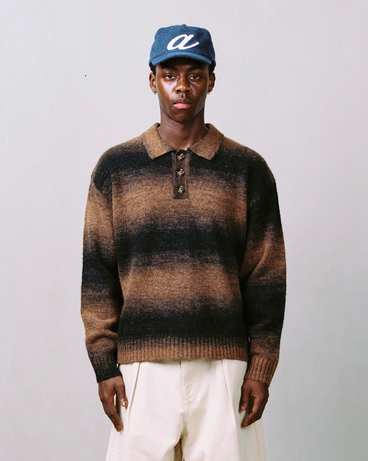 gerrard polo - toffee/black