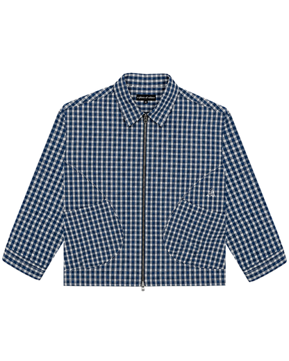 day jacket - ocean/ivory