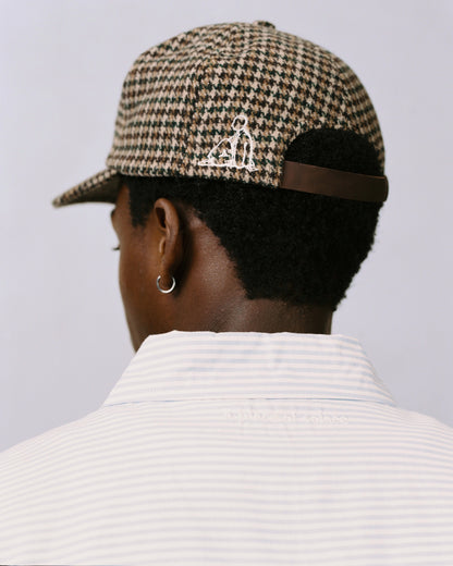 cursive cap - biscuit/ivory