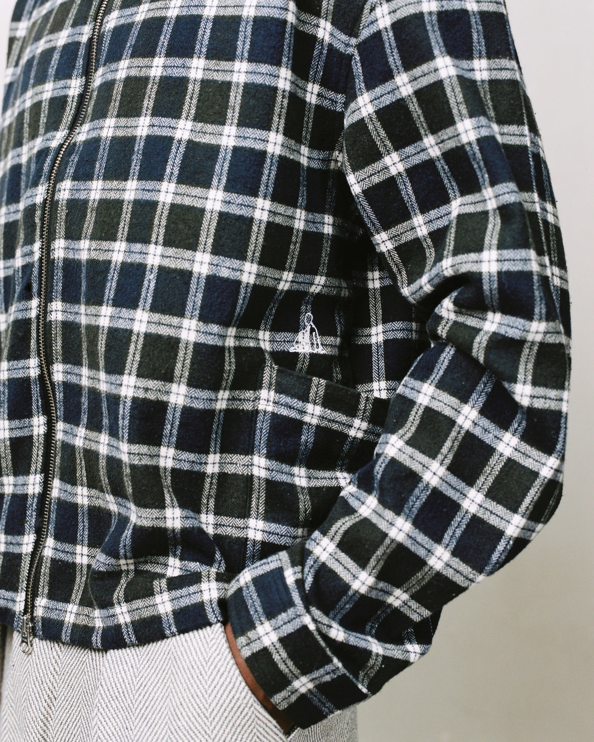 harty overshirt - midnight/moss