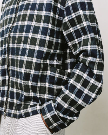 harty overshirt - midnight/moss