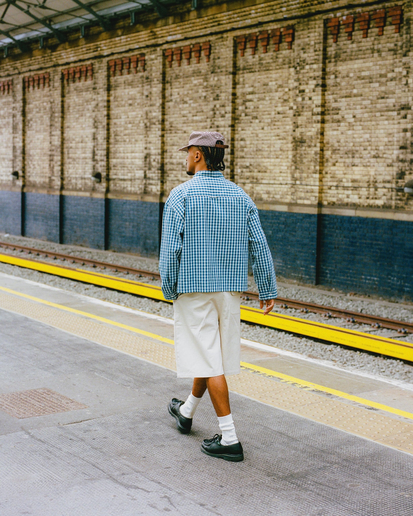 day jacket - ocean/ivory