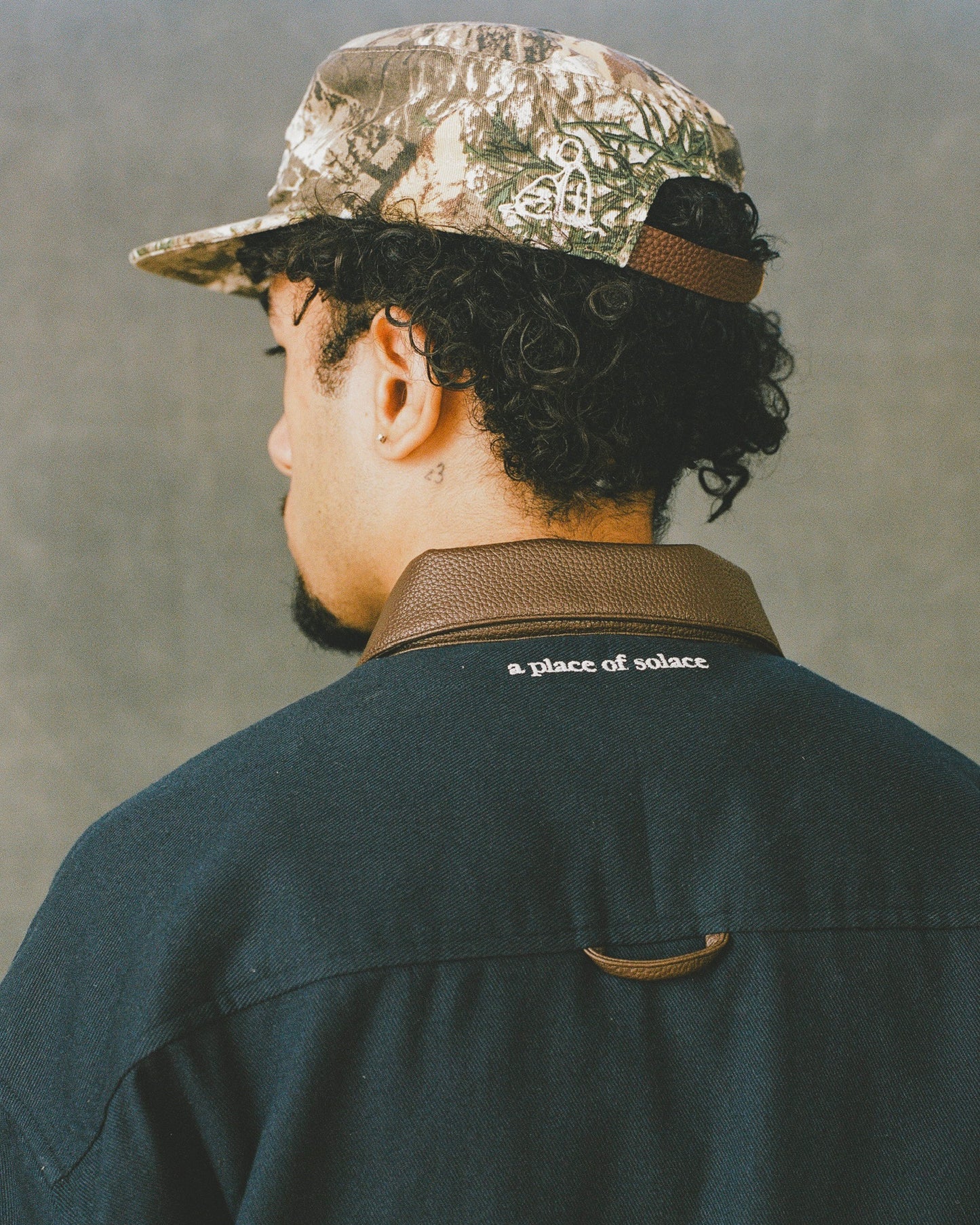 type pillbox cap - tree/ivory