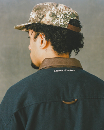type pillbox cap - tree/ivory