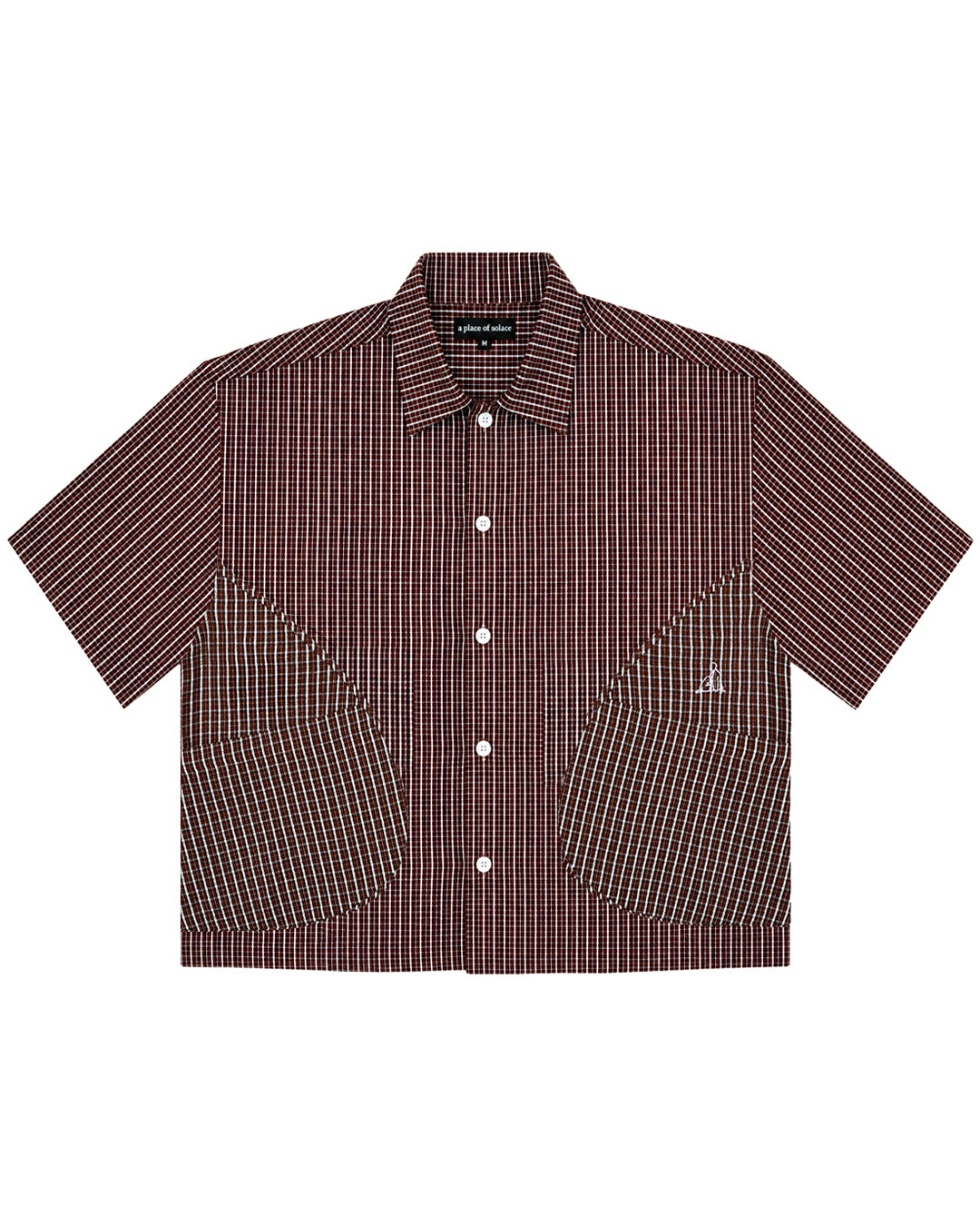 roe shirt - cocoa/ivory