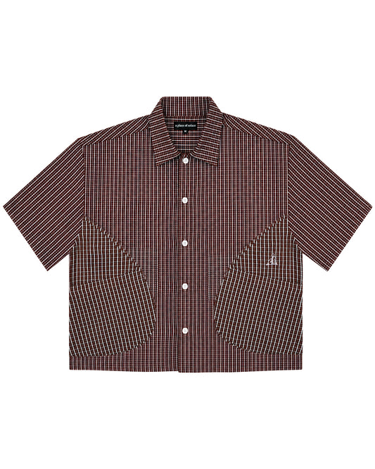 roe shirt - cocoa/ivory