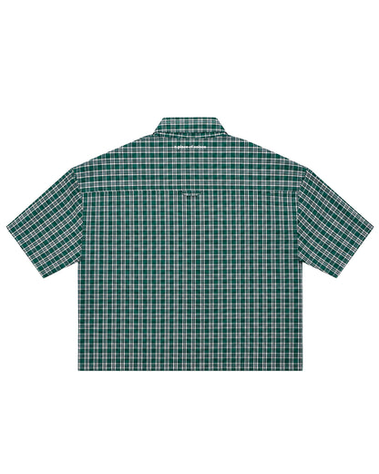 benjamin half zip - emerald/cobalt