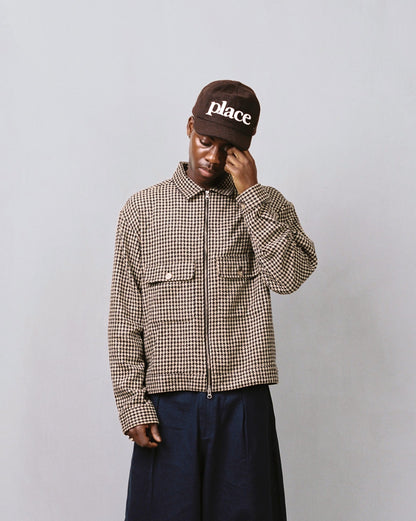 macy jacket - biscuit/black