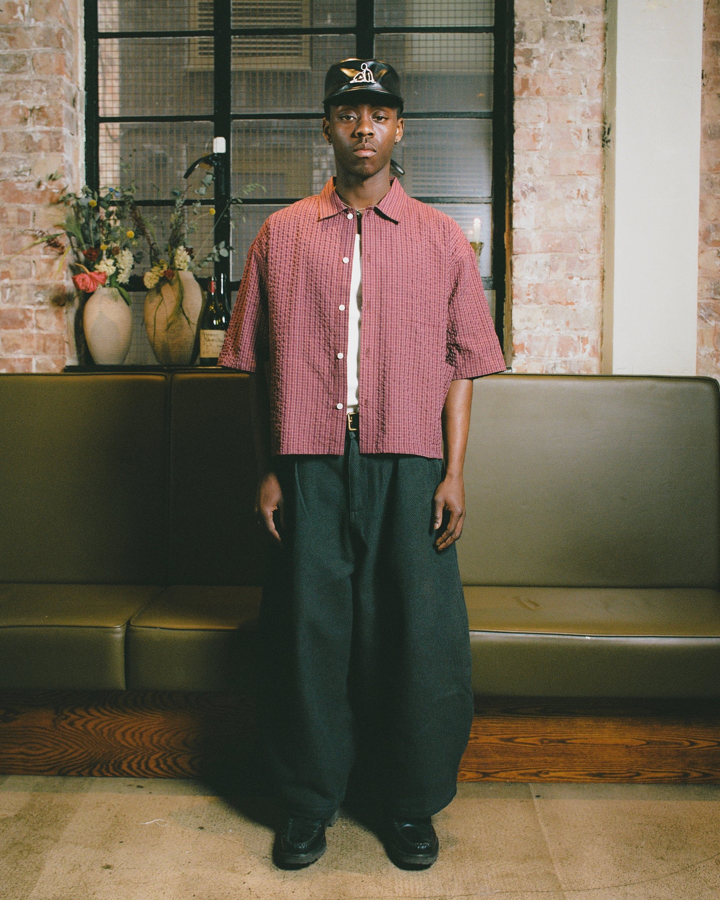 lampwick shirt - sarsaparilla/ivory