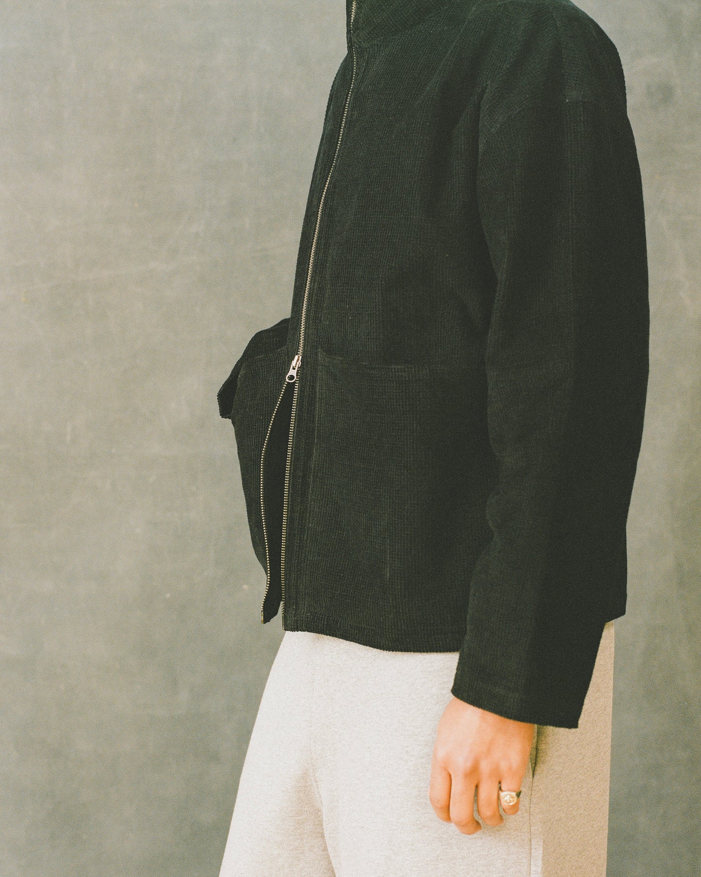holgate zip through - black/ivory