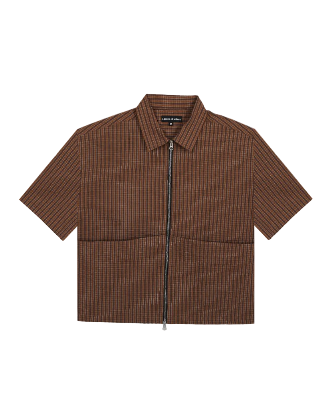 cruz shirt - cocoa/ivory