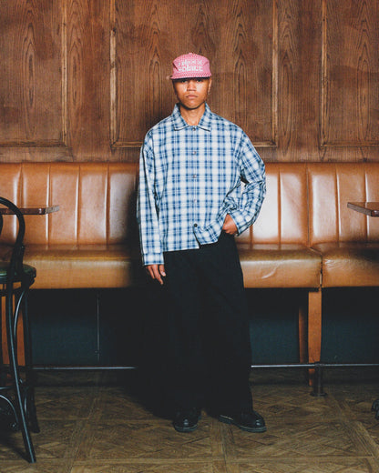 samuel shirt - midnight/ivory