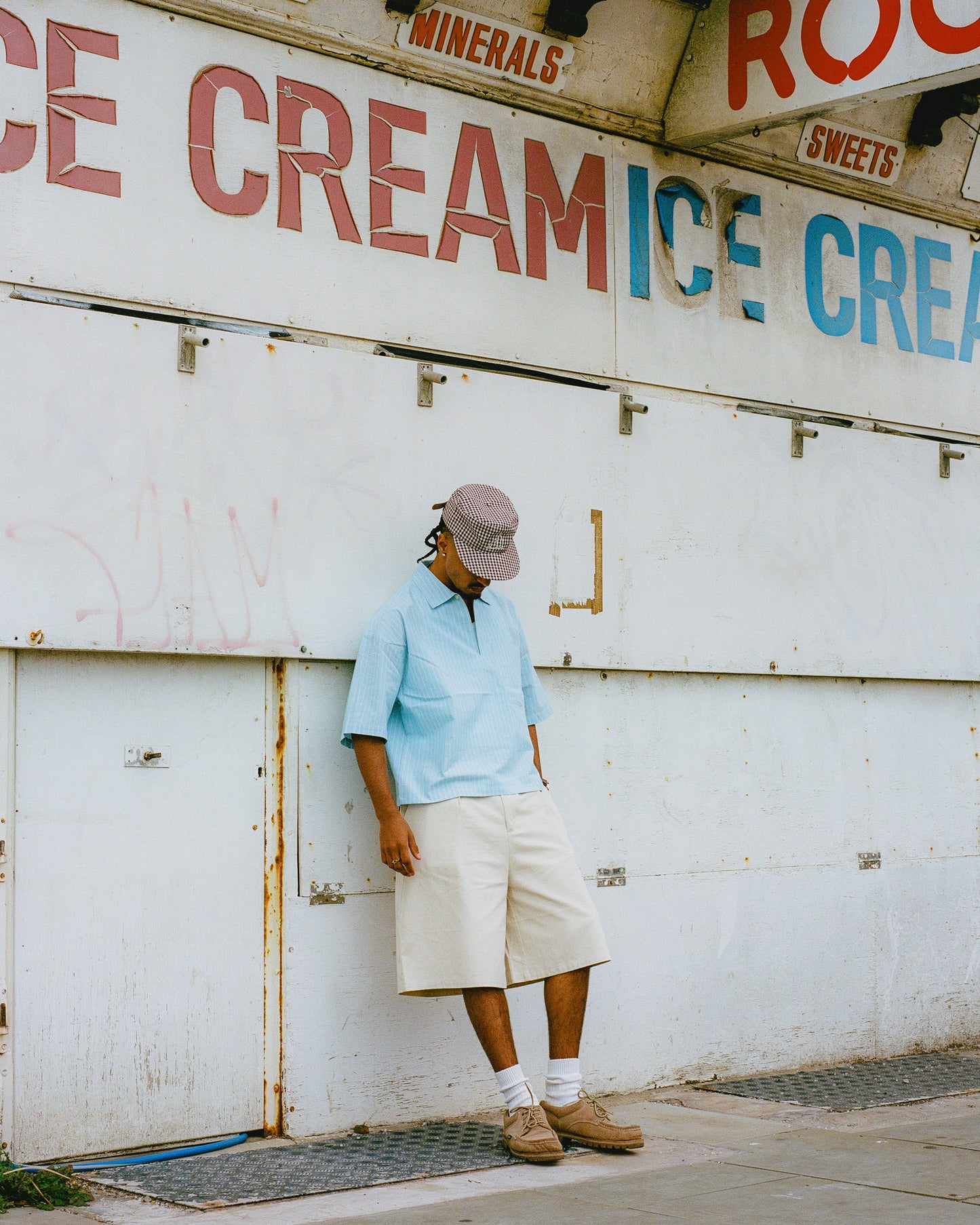 pier short - ivory/cocoa
