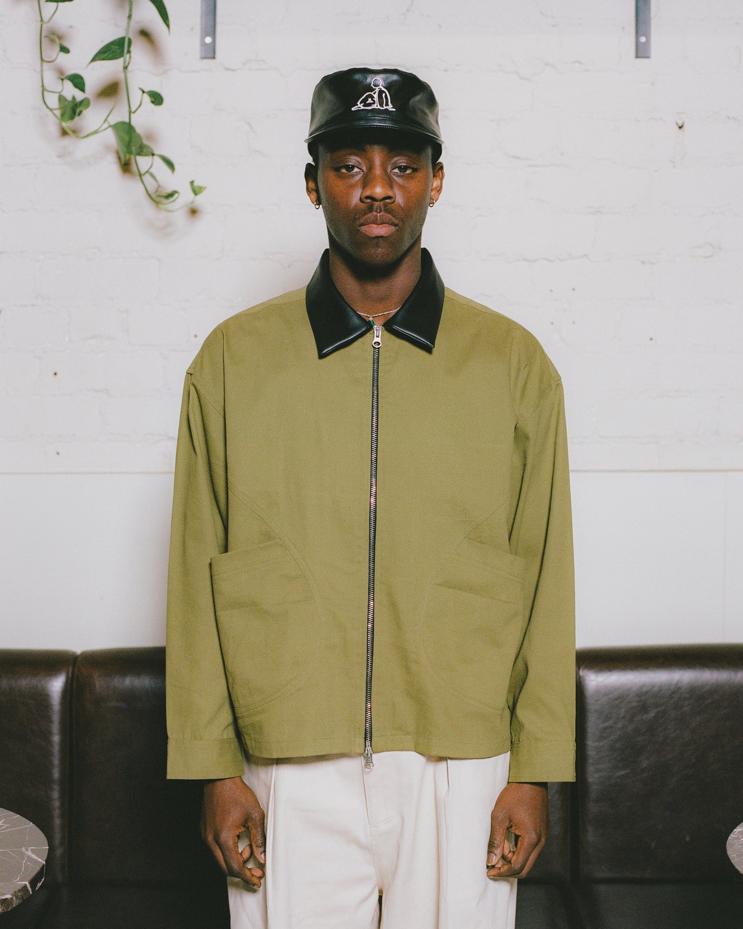 grange jacket - manzanilla/black