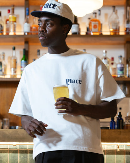draught tee - ivory/midnight