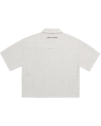 taylor shirt - natural/cocoa