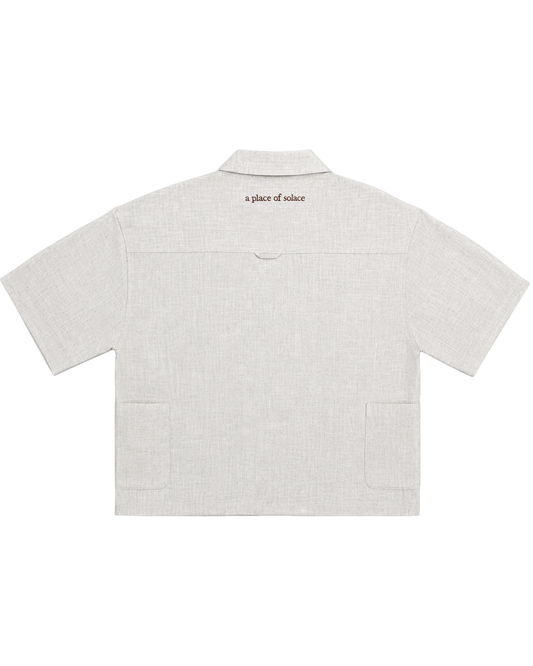 taylor shirt - natural/cocoa