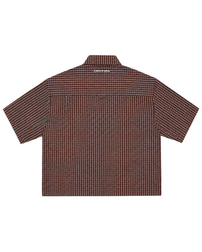 roe shirt - cocoa/ivory