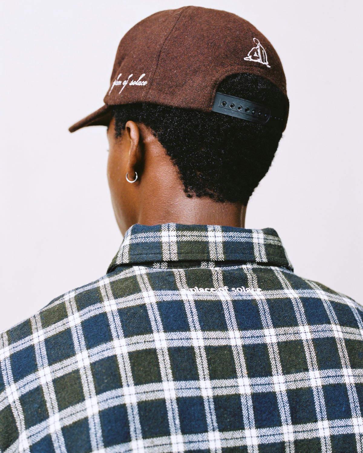 place cap - cocoa/ivory