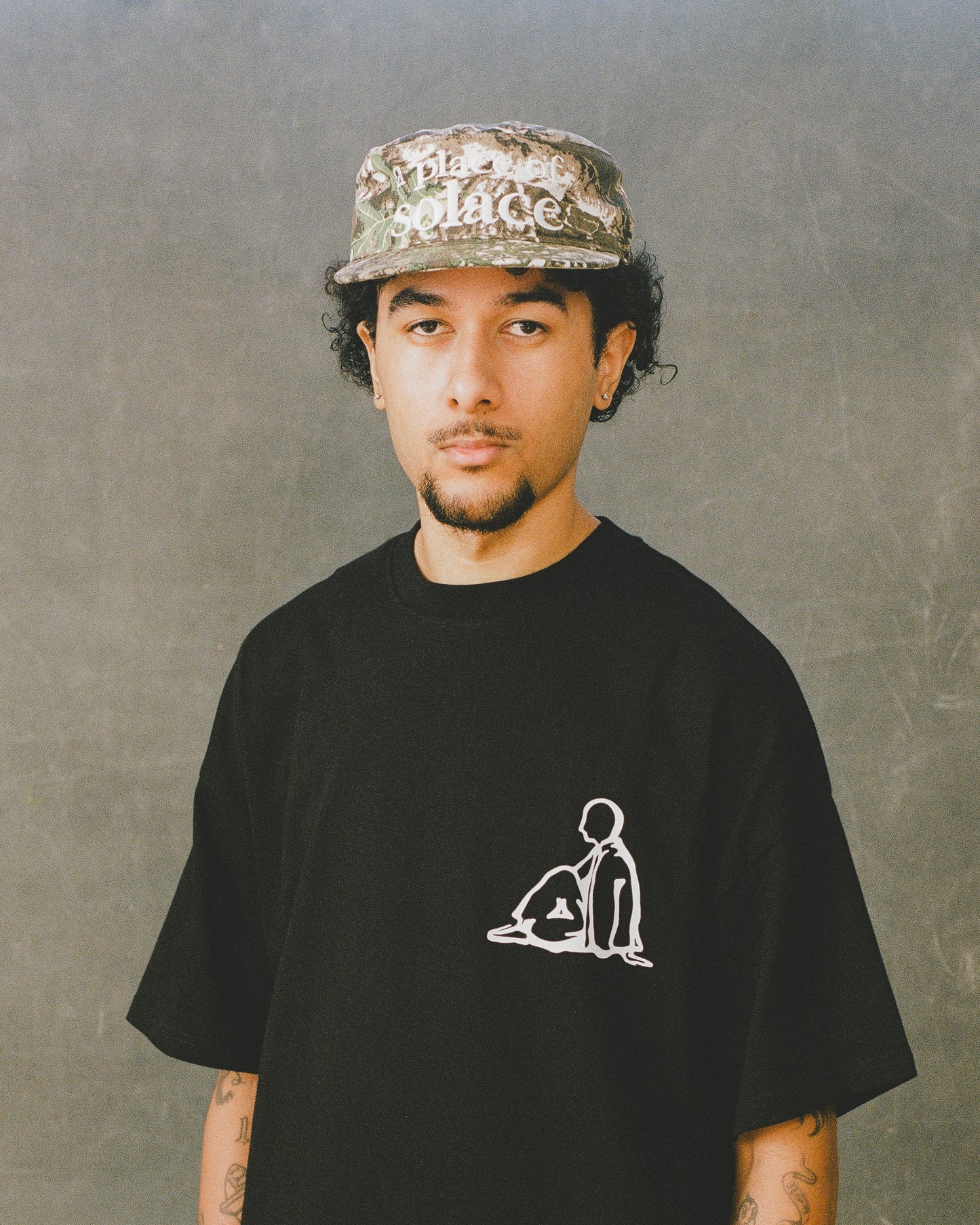 type pillbox cap - tree/ivory