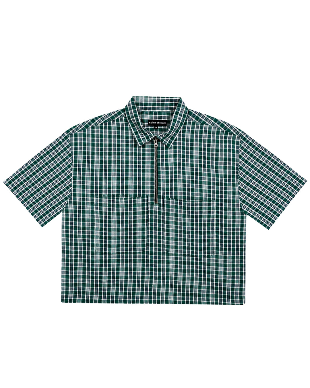 benjamin half zip - emerald/cobalt