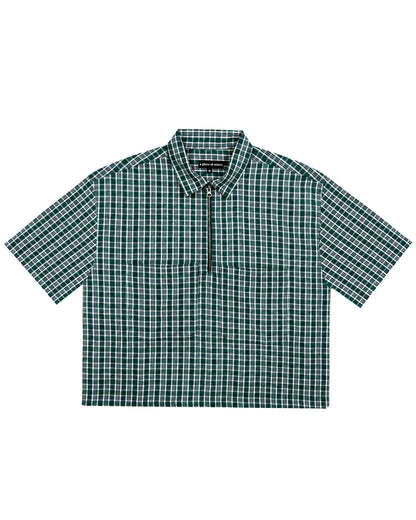 benjamin half zip - emerald/cobalt