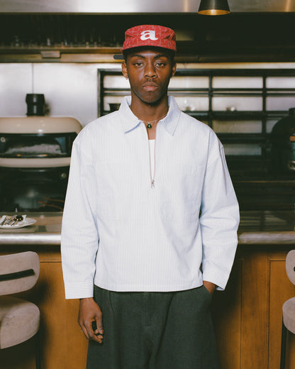 hesketh half zip - sky/fresno