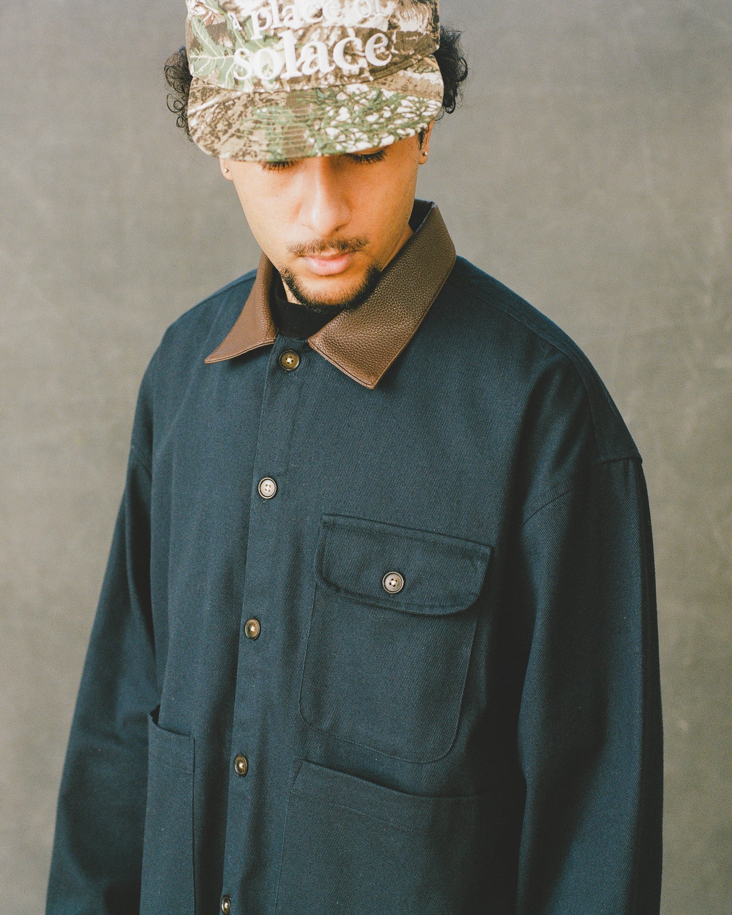clayton jacket - midnight/cocoa