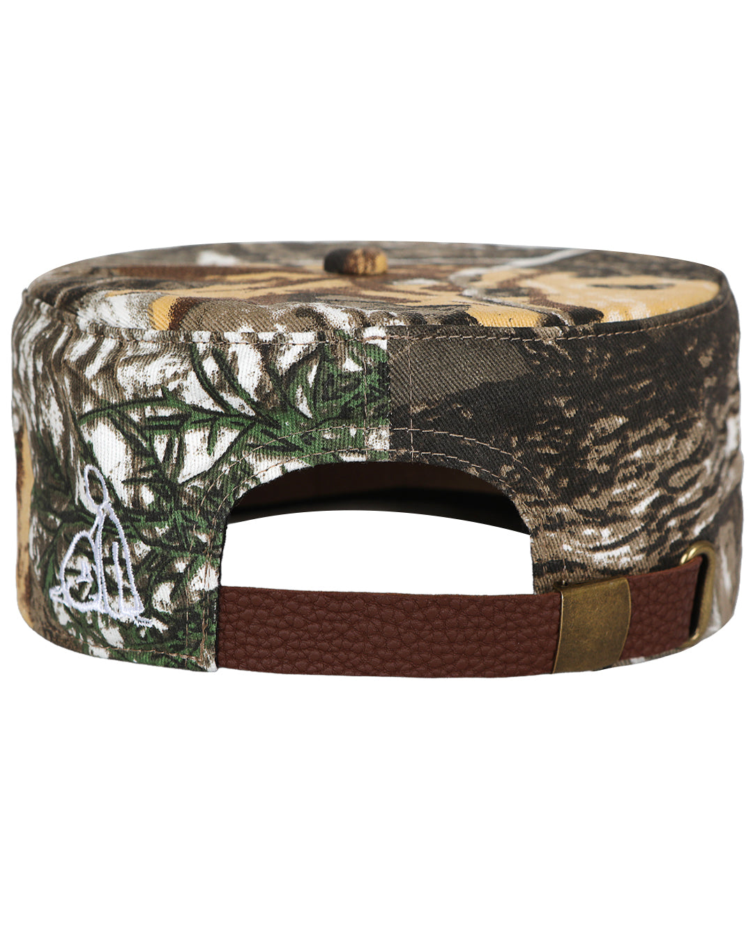type pillbox cap - tree/ivory