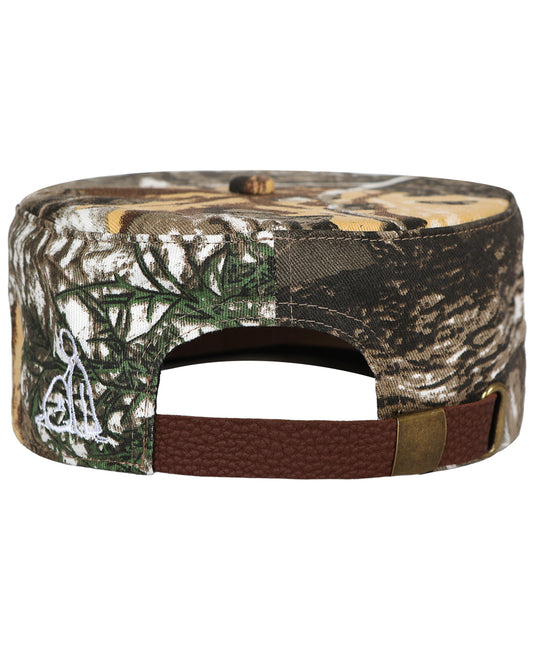 type pillbox cap - tree/ivory