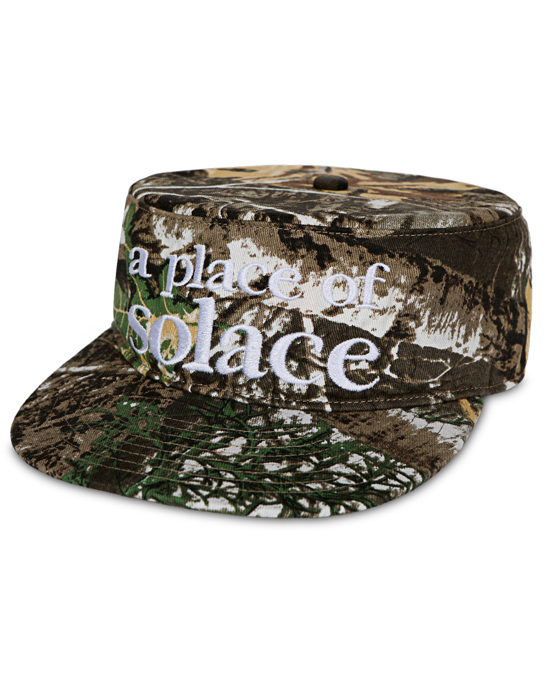 type pillbox cap - tree/ivory