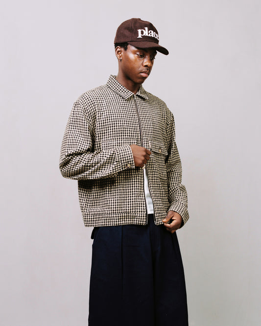 macy jacket - biscuit/black