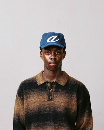 "a" cap - petrol/ivory