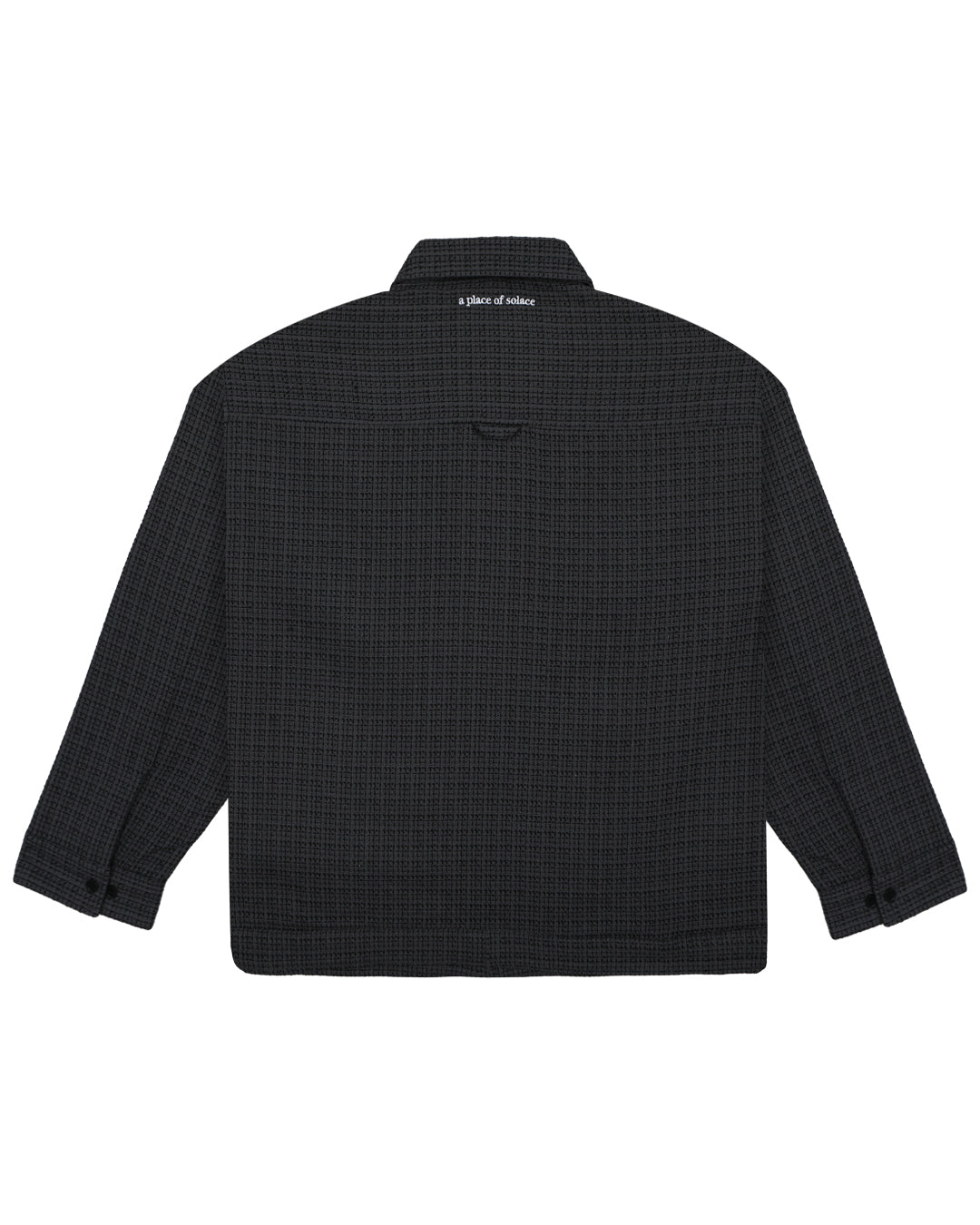 trafford jacket - smoke/black