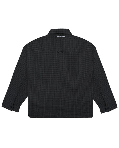 trafford jacket - smoke/black