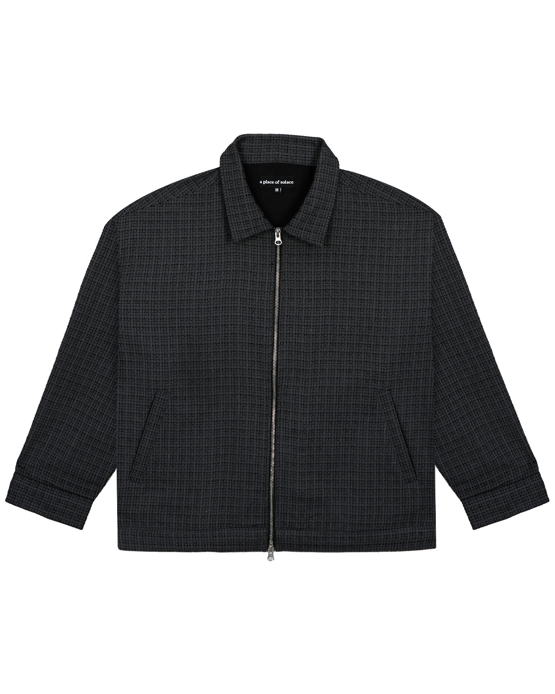 trafford jacket - smoke/black