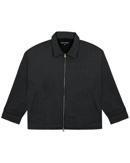 trafford jacket - smoke/black