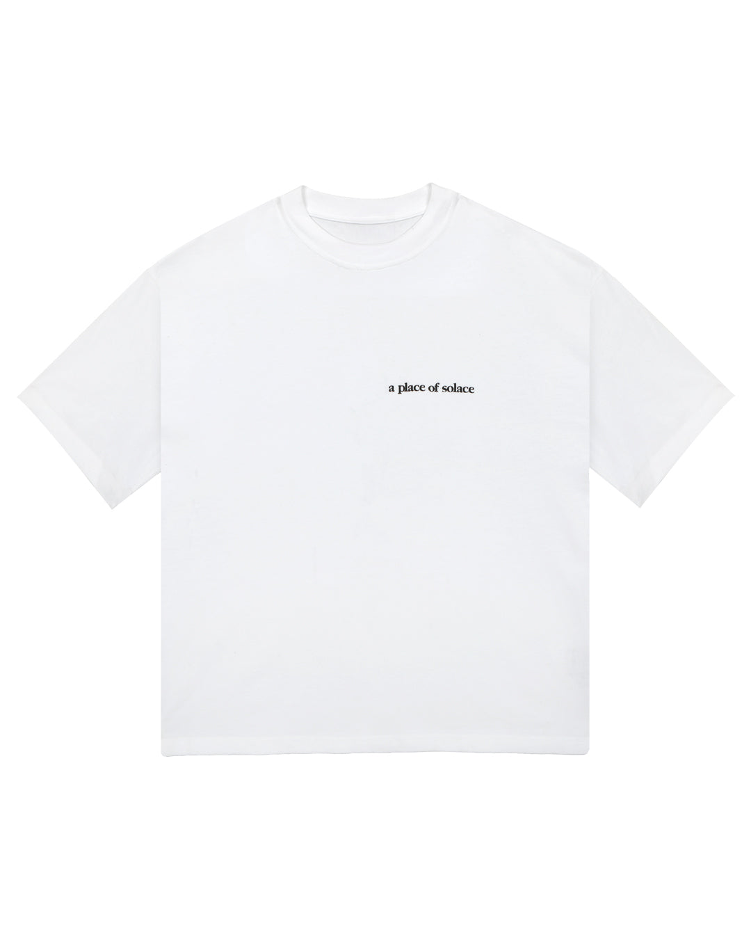 place tee - ivory/black