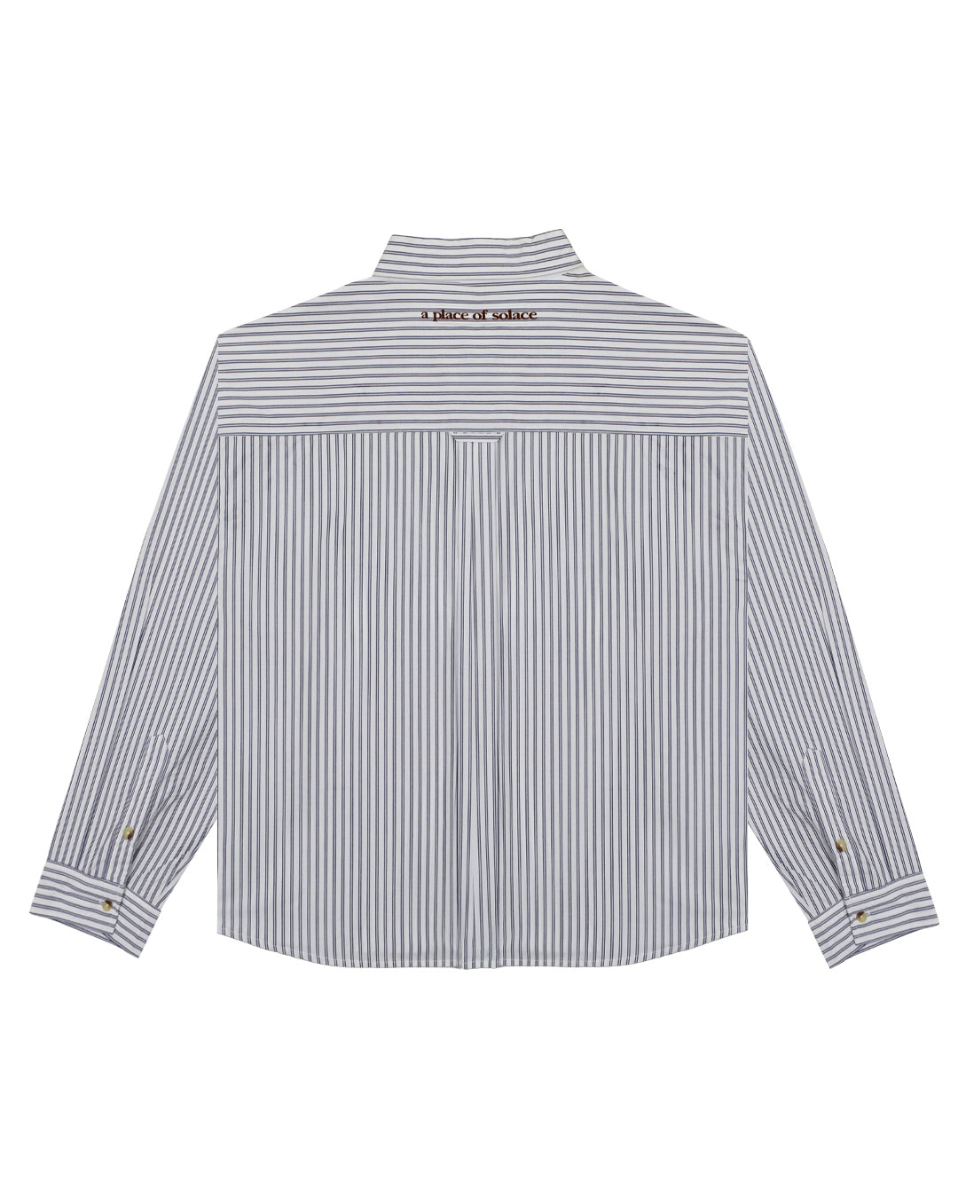 solomon shirt - ivory/midnight