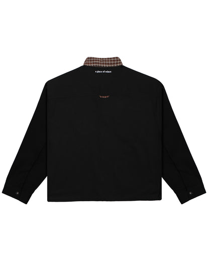 isabella jacket - black/cocoa