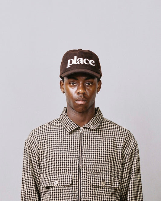 place cap - cocoa/ivory