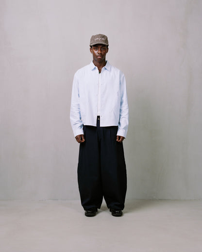 swindells shirt - sky/ivory